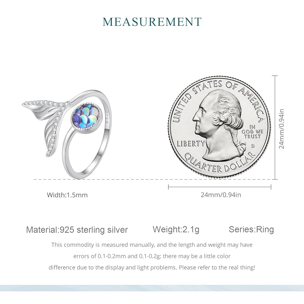 marmaid.no.1 Amazon.com: AOVEAO Crystal Mermaid Necklace 925 Sterling